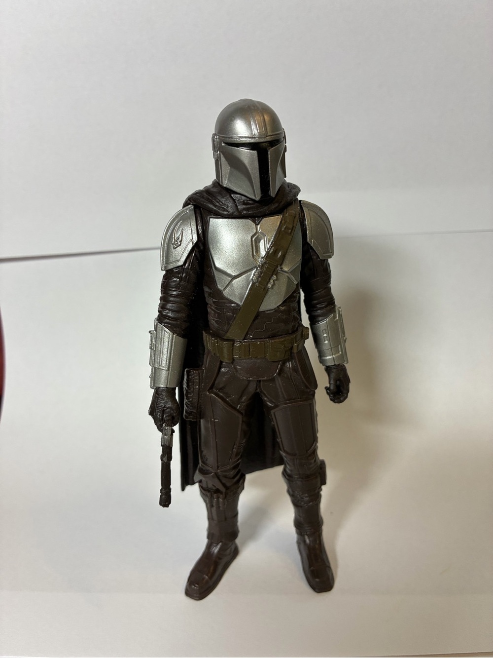 The Mandalorian Silver & Dark Brown Action Figure